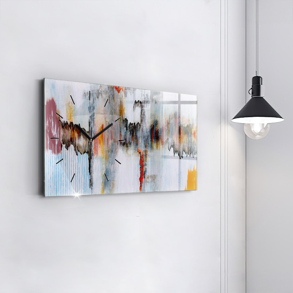 Horizontal wall clock Abstraction