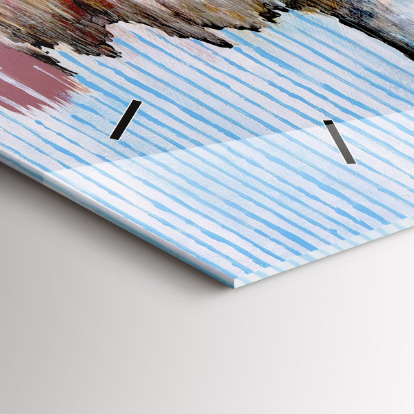 Horizontal wall clock Abstraction