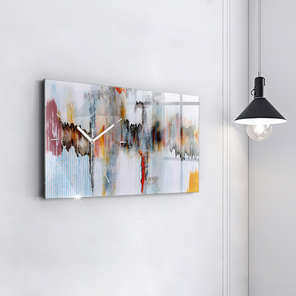 Horizontal wall clock Abstraction