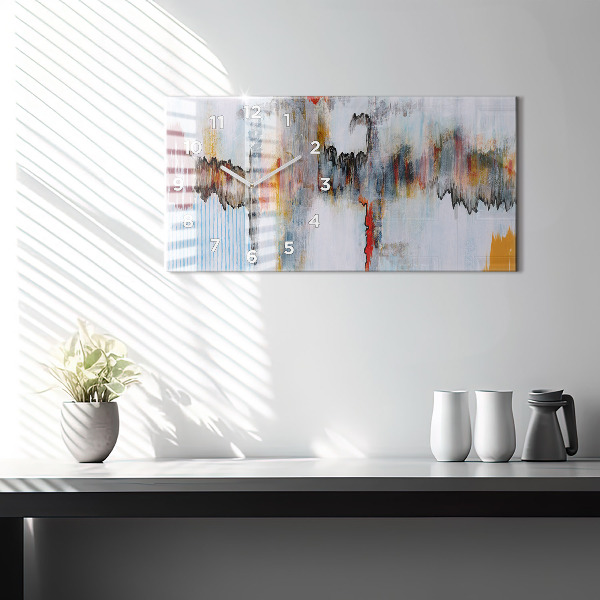 Horizontal wall clock Abstraction