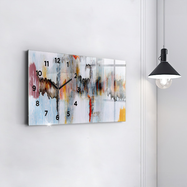 Horizontal wall clock Abstraction