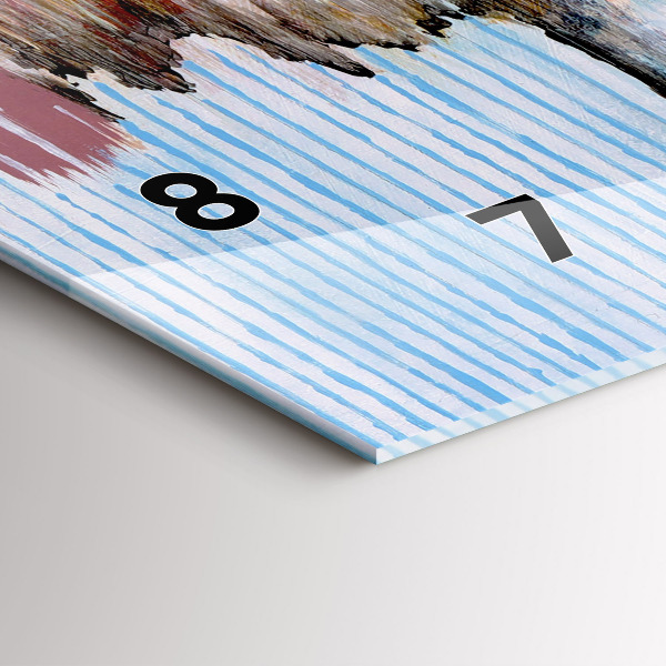 Horizontal wall clock Abstraction