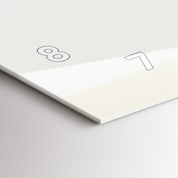 Horizontal wall clock Abstract woman dancer