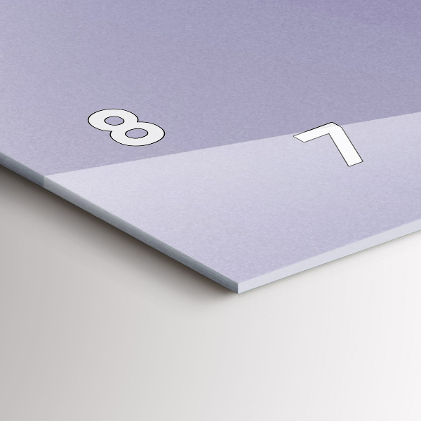 Horizontal wall clock Abstraction sun