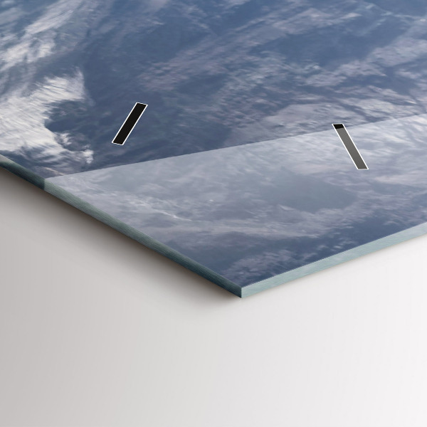 Horizontal wall clock Goat in the Aosta Valley