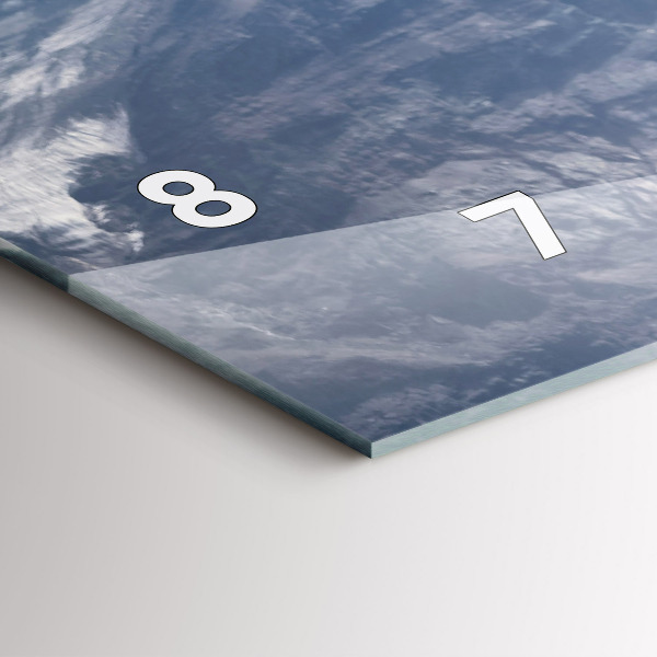 Horizontal wall clock Goat in the Aosta Valley