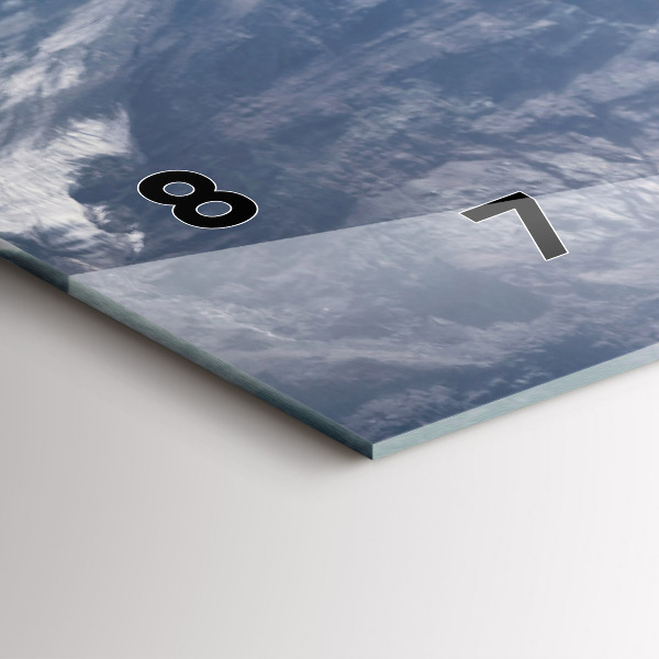 Horizontal wall clock Goat in the Aosta Valley