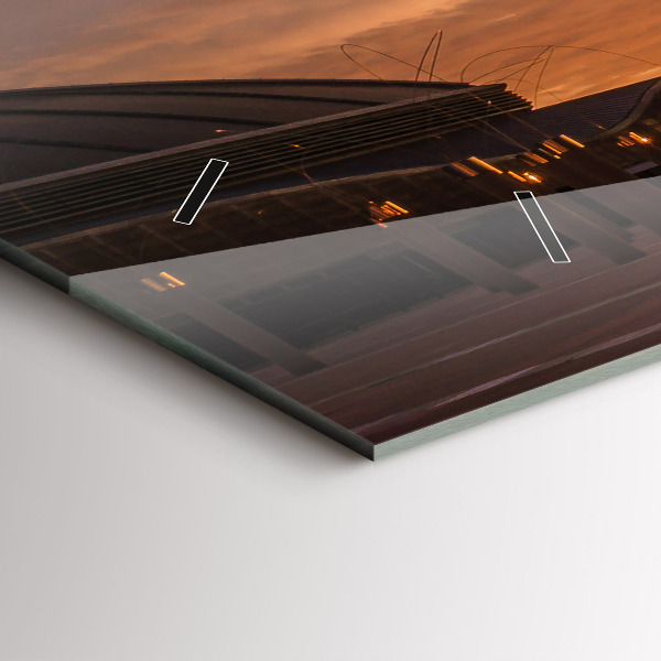 Horizontal wall clock Barcelona Olympic Park