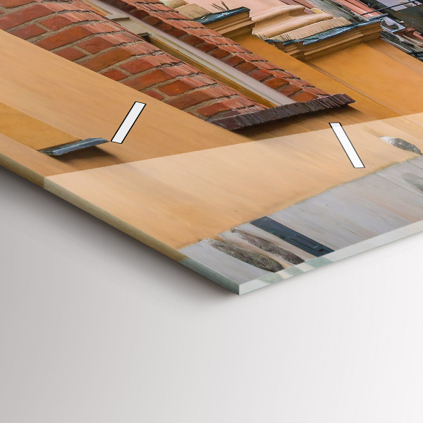 Horizontal wall clock Old Town in Warsaw