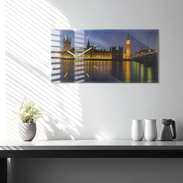 Horizontal wall clock Winchester Palace London