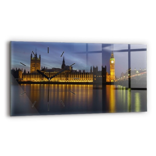 Horizontal wall clock Winchester Palace London