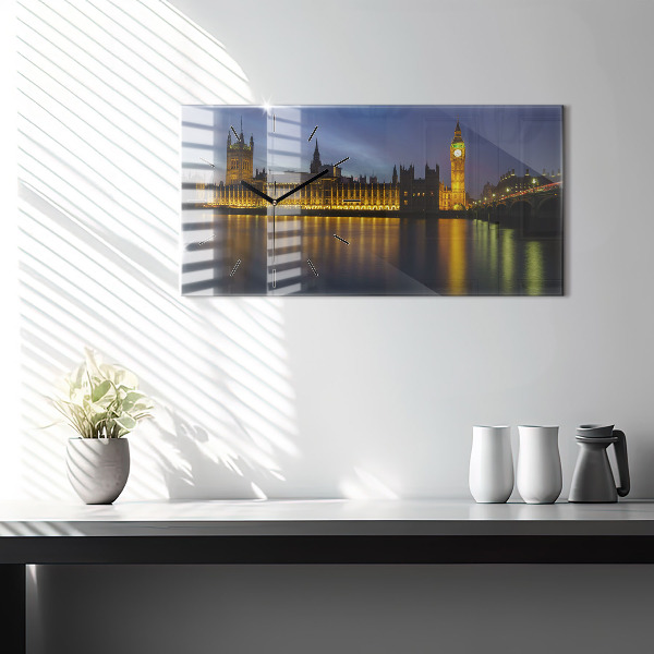 Horizontal wall clock Winchester Palace London