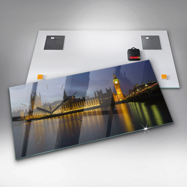 Horizontal wall clock Winchester Palace London