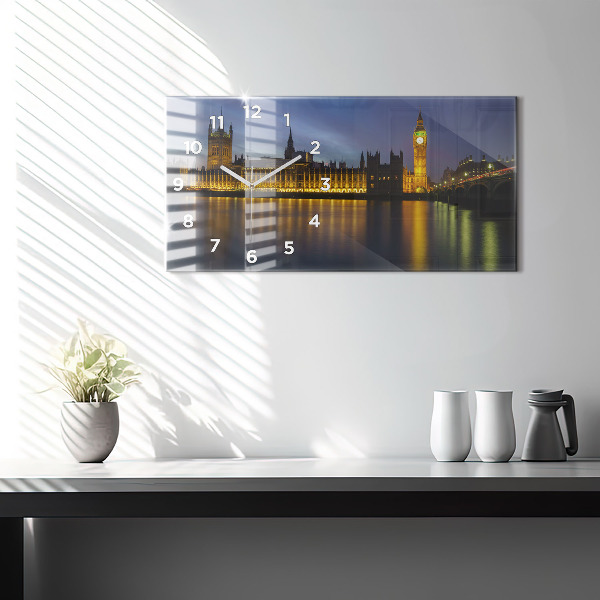 Horizontal wall clock Winchester Palace London