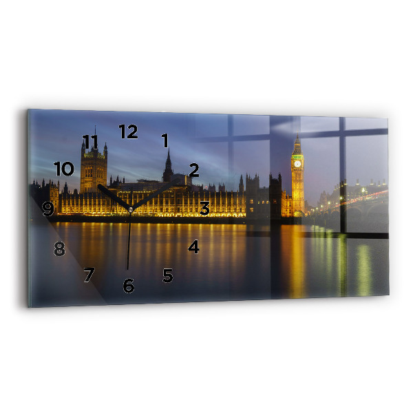 Horizontal wall clock Winchester Palace London