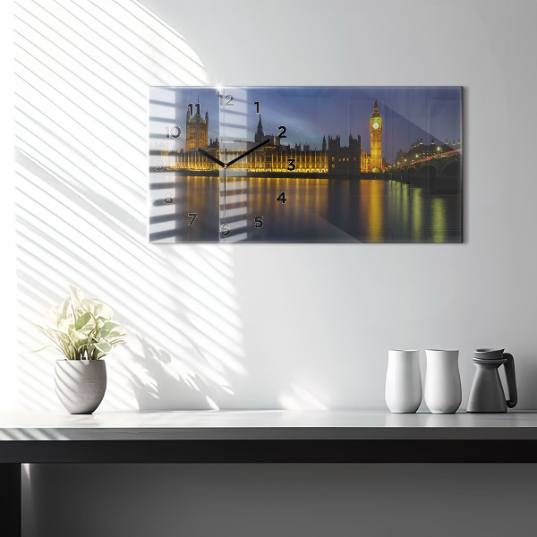 Horizontal wall clock Winchester Palace London