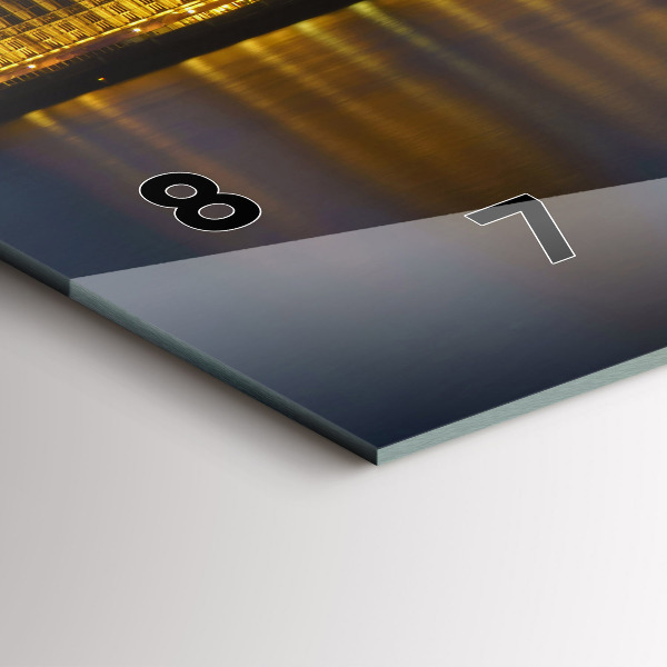 Horizontal wall clock Winchester Palace London