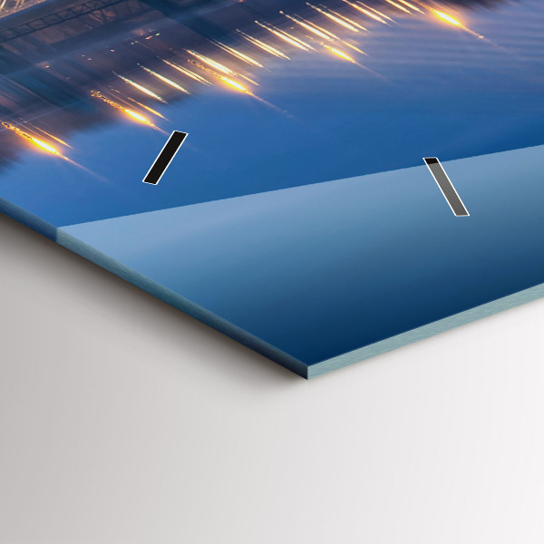 Horizontal wall clock Rędziński Bridge Wrocław