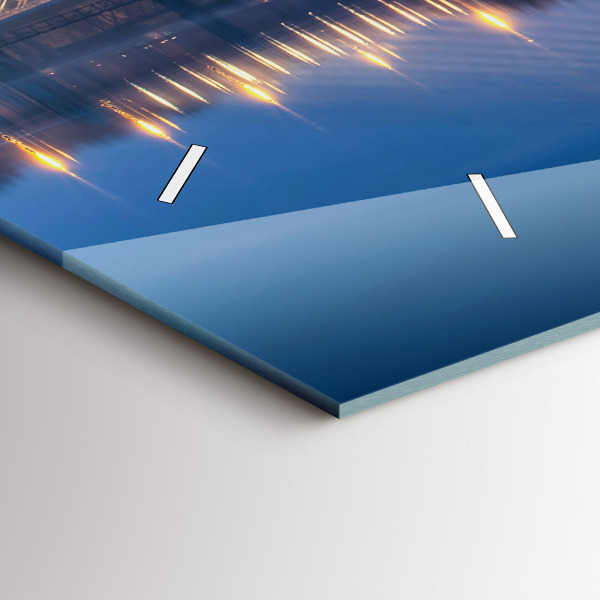 Horizontal wall clock Rędziński Bridge Wrocław