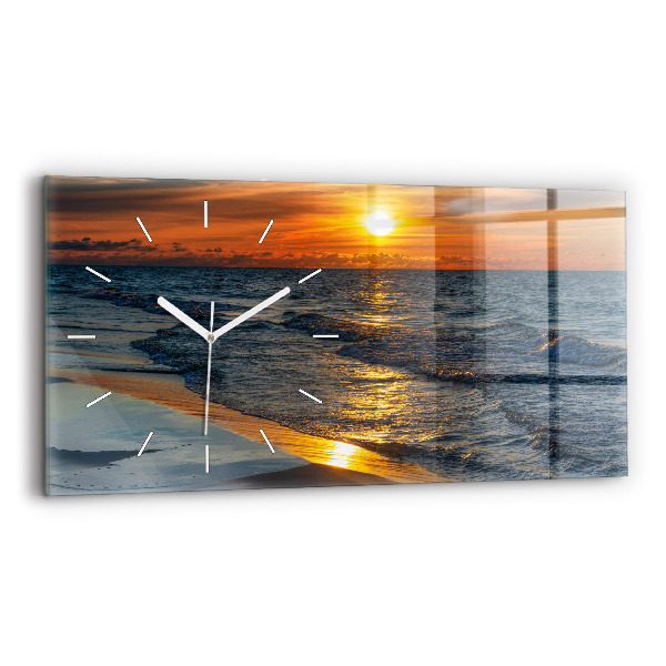 Horizontal wall clock Władysławowo Baltic Sea