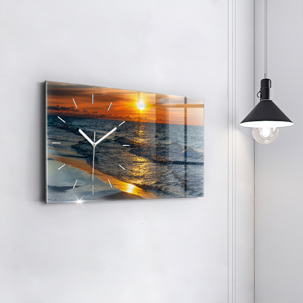 Horizontal wall clock Władysławowo Baltic Sea