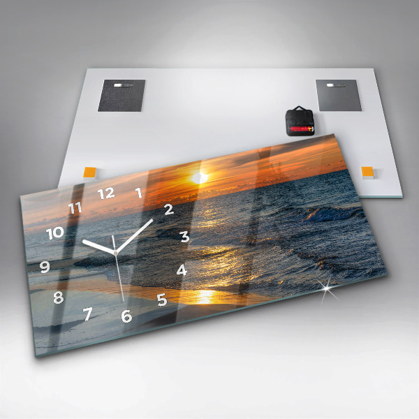 Horizontal wall clock Władysławowo Baltic Sea