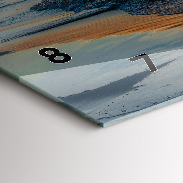 Horizontal wall clock Władysławowo Baltic Sea