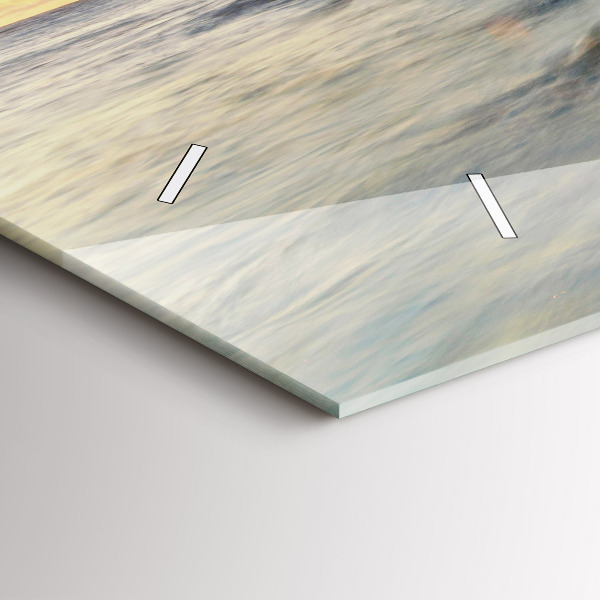 Horizontal wall clock The Lighthouse and the Baltic Sea