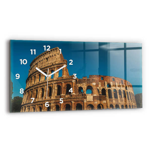 Horizontal wall clock The Colosseum in Italy