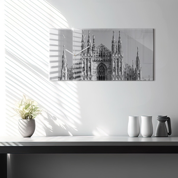 Horizontal wall clock Milan Cathedral