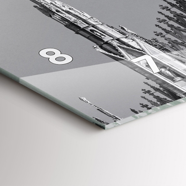 Horizontal wall clock Milan Cathedral