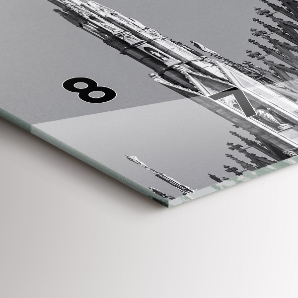 Horizontal wall clock Milan Cathedral