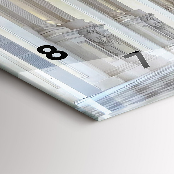 Horizontal wall clock La Veneria Reale Museum