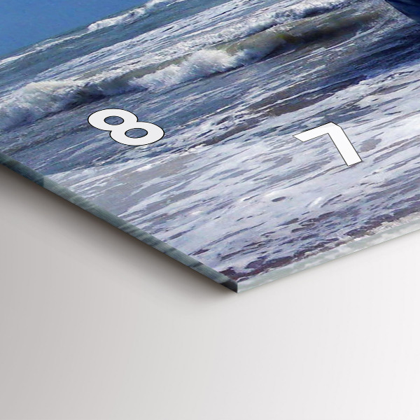 Horizontal wall clock Sunken watercraft