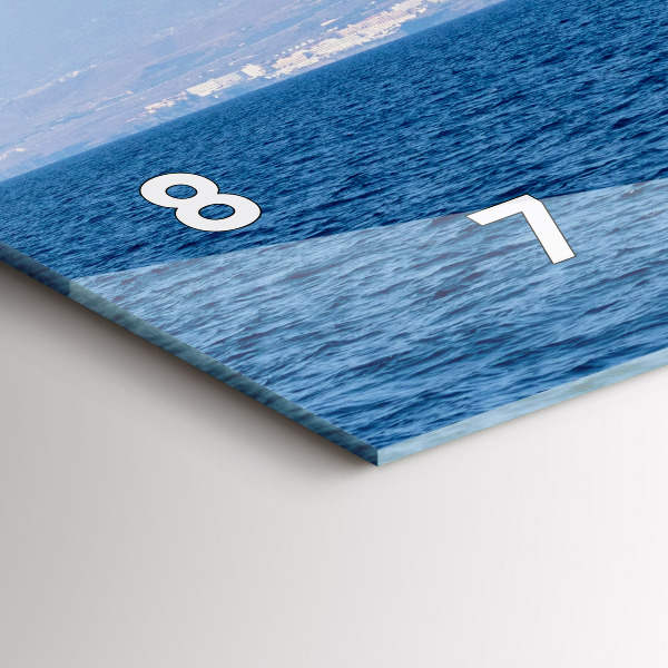 Horizontal wall clock Yacht in Tenerife