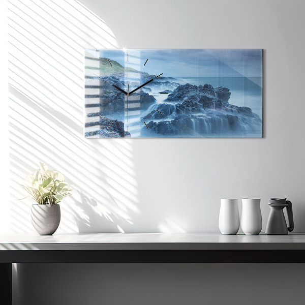 Horizontal wall clock Lighthouse