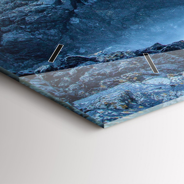 Horizontal wall clock Lighthouse