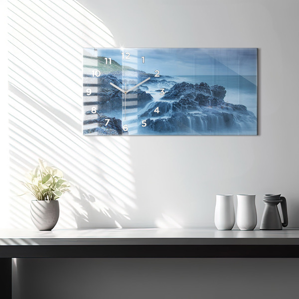 Horizontal wall clock Lighthouse