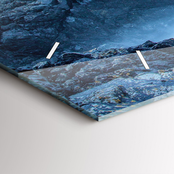 Horizontal wall clock Lighthouse