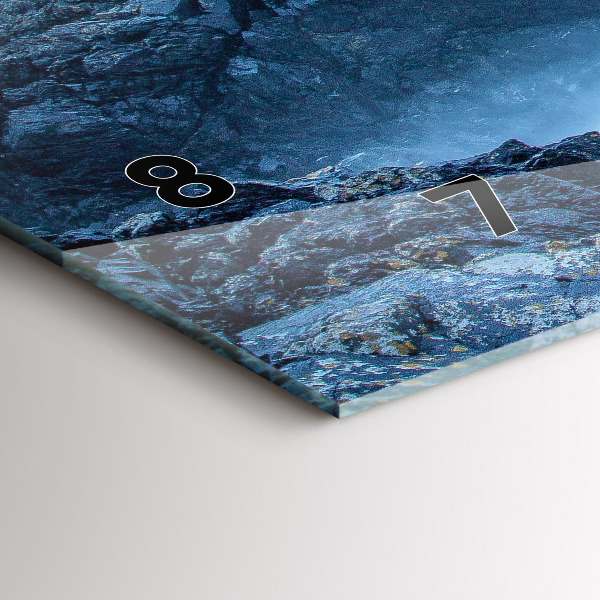 Horizontal wall clock Lighthouse