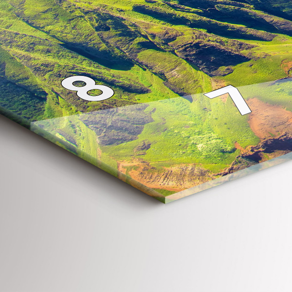 Horizontal wall clock The Sea in Hawaii