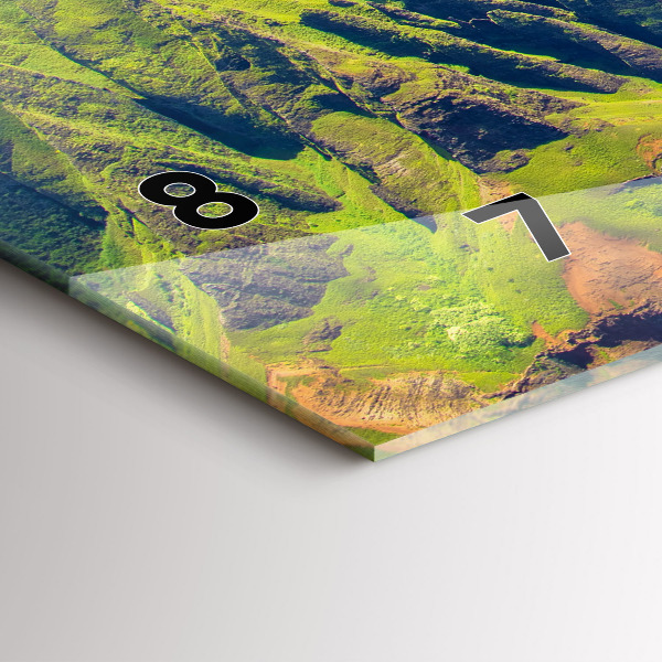 Horizontal wall clock The Sea in Hawaii