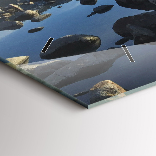 Horizontal wall clock Sea view