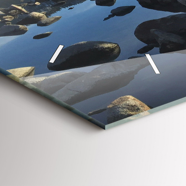 Horizontal wall clock Sea view