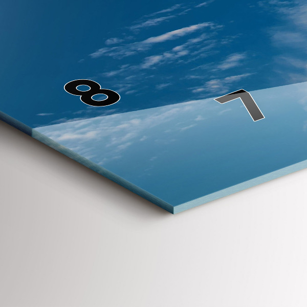 Horizontal wall clock Statue of Liberty New York