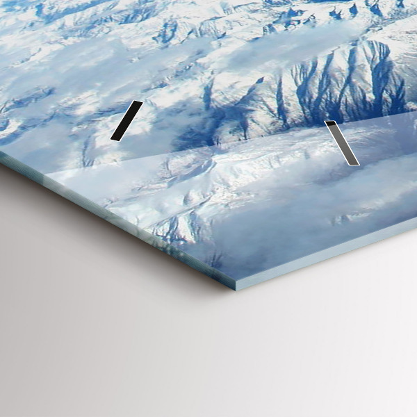 Horizontal wall clock Fishing boat in port