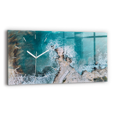 Horizontal wall clock Fjords in Costa Blanca