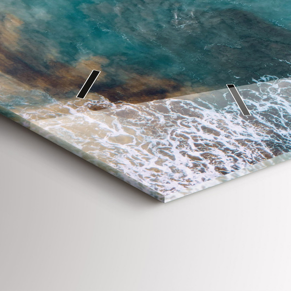 Horizontal wall clock Fjords in Costa Blanca