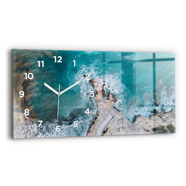 Horizontal wall clock Fjords in Costa Blanca