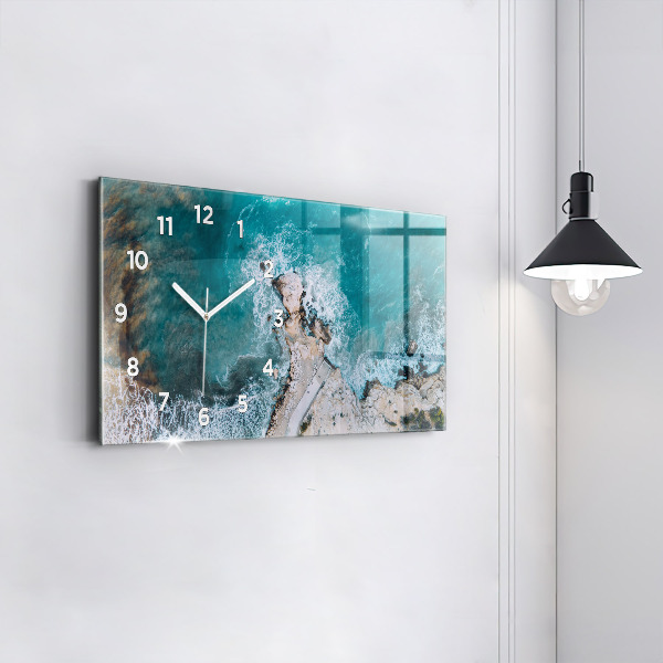 Horizontal wall clock Fjords in Costa Blanca